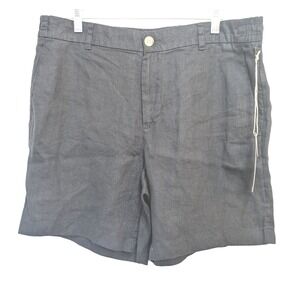 Panama‎ Jack Shorts Men's L Navy 100% Linen Drawstring Casual NWT Travel Beach